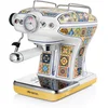 Bild von Ariete Espressomaschine, Kaffeemaschine, 850W, Mediterranes Design, weiß, gelb