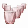 Bild von Bormioli Rocco Glas 6er Set - Wasserglas Line Acqua 290 ml (Farbe: Rosa)