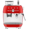 Bild von Smeg Espressomaschine EGF03RDEU, mit integrierter Kaffeemühle