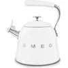 Bild von Smeg Wasserkessel WKF01WH Wasserkessel 50s Style Weiß - für alle Herdarten inkl. Indukti, Kein Topf (Retro), 50s Style