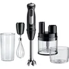 Bild von Braun Stabmixer MultiQuick 5 Pro MQ 55755 M - 1000W, 25 Einstellungen, Küchenmaschine, 1000 W, Spritzschutz, 500 ml Mini Küchenmaschine + Zubehör, Extra Mahlklinge
