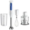 Bild von Braun Stabmixer MultiQuick 3 MQ30202M - 2 Geschwindigkeiten, weiß, 900 W, Extra Mahlklinge, 350 ml Zerkleinerer, Schneebesen, Spülmaschinenfest