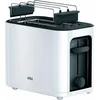 Bild von Braun Toaster PurEase HT 3010 WH - 2 Schlitze, 7 Stufen, Auftau- Aufwärmfunktion, 2 kurze Schlitze, für 2 Scheiben, 1000 W, 1.000 W, Kunststoff, Automatische Abschaltung, Brötchenaufsatz