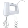 Bild von Braun Handmixer MultiMix 3 HM 3100 WH - 500 W, 5 Geschwindigkeiten + Turbo, 500 W, Vertiklae Motorausrichtung für weniger Kraftaufwand