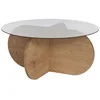 Bild von Skye Decor Couchtisch Aeris, Modernes Design Gehärtete Glasplatte Pflegeleichte Oberfläche