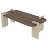 Bild von Skye Decor Couchtisch Siam Leapiri (Packung, 1 Tisch), Japandi Deko,Briete 120, Rechteckige Bauform, Travertin Walnuss