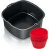 Bild von Philips Backeinsatz HD9925/01, Zubehör für Philips Airfryer HD91XX, HD92XX, HD96XX, HD97XX, inkl. Muffincups