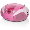 Bild von Lenco SCD-37 USB Pink UKW-Radio (FM, 3 W, USB- & AUX-Eingang, flexibel mit Strom- oder Batteriebetrieb in Pink)