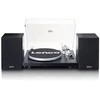 Bild von Lenco LS-500BK Plattenspieler (Riemenantrieb, Bluetooth, 60W RMS externe Holzlautsprecher, 33/45 U/min und Bluetooth Streaming)