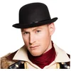 Bild von Boland Kostüm Hut Steambowler schwarz klassischer Bowler Hut für Steampunk Gentleman, Perfekt für Steampunk-, Retro- und Gentleman-Kostüme