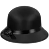 Bild von Boland Kostüm 20er Topfhut - Karneval Faschingskostüm Damen, Klassischer 'Cloche' oder Glockenhut für Damen
