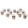 Bild von Boland Dekoobjekt Totenkopf-Set 12 Stück / 4 x 3 cm Gruselige Hallow