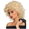 Bild von Boland Kostüm-Perücke Wasserstoffblonde Dauerwelle Perücke, Weißblonde Haare für Grease-Ladies oder 80er Jahre Locken-Look