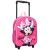 Bild von Vadobag Kinderrucksack Minnie Maus 3D Trolley 33 cm Rucksack Minnie Mouse Strong Together (088-1690), Kinder Reisekoffer, mit schönem dreidimensionalem Bild, Red Rosa