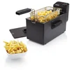 Bild von PRINCESS Fritteuse 01.182727.01.050, 2000 W, 3 L - Schwarzes Edelstahlgehäuse