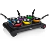 Bild von Tristar Tischgrill Tristar BP-2827 Party-Wok-Set   Auch als Crêpe- und Bratpfanne verwend, 1000 W, 6 bunte Wok-Pfännchen - Crêpe- und Bratplatte