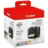 Bild von Canon PGI-2500 BK/C/M/Y Tintenpatrone (Doppelpack, 4-tlg., Original Druckerpatronen, schwarz)