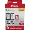 Bild von Canon PG-545XL/CL-546XL Tinte mit hoher Reichweite + Fotopapier Value Pack Tintenpatrone (Packung)