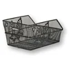 Bild von Basil Fahrradkorb Basil Cento Flower S Hinterradkorb 31 x 21 x 9,5 cm Schwarz