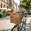 Bild von Basil Fahrradkorb Basil Bremen Rattan Look KF Fahrradkorb - Seegras-Look