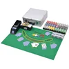 Bild von vidaXL Spiel Kombiniertes Poker/Blackjack Set mit 600 Laserchips Aluminium, Pokerkoffer 600 Chips Aluminium Koffer Pokerset Poker Set Pokerchips