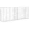 Bild von vidaXL Gartenzaun Gabione Verzinkter Stahl 85x30x200 cm