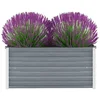 Bild von vidaXL Hochbeet vidaXL Garten-Hochbeet Verzinkter Stahl 100x40x45 cm Grau