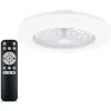 Bild von Philips LED Deckenleuchte Deckenventilator Amigo, Abschaltautomatik, CCT - über Fernbedienung, Dimmer, Dimmfunktion, Farbsteuerung, Farbwechsel, Fernbedienung, Infrarot inkl., Ventilatorfunktion, dimmbar über Fernbedienung, mehrere Helligkeitsstufen, LED fest integriert, warmweiß - kaltweiß, inkl. Fernbedienung
