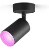 Bild von Philips Hue LED Deckenspot White & Color Ambiance Fugato 1er Aufbauspot, Abschaltautomatik, Bluetooth, CCT - über Fernbedienung, Dimmfunktion, Einschlafhilfe, Farbsteuerung, Farbwechsel, Memory, nach Trennung vom Netz, Nachtlichtfunktion, RGB, Smart Home, Timerfunktion, Weckerfunktion, dimmbar über Fernbedienung, mehrere Helligkeitsstufen, LED wechselbar, Farbwechsler, RGB, warmweiß - kaltweiß, St
