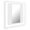 Bild von vidaXL Spiegelschrank NA LED Bad Spiegelschrank Weiß 40x12x45 cm Badezimmer LED-Beleuchtung