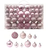 Bild von vidaXL Christbaumschmuck 100-tlg. Weihnachtskugel-Set Rosa (100-tlg)
