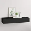 Bild von vidaXL Wandregal vidaXL Wandregal mit Schublade Schwarz 60x23,5x10 cm MDF
