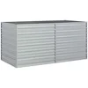 Bild von vidaXL Hochbeet Garten-Hochbeet 160x80x77 cm Verzinkter Stahl Silbern (1 St)