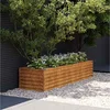 Bild von vidaXL Hochbeet vidaXL Garten-Hochbeet 194 x 50 x 36 cm Cortenstahl