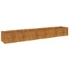 Bild von vidaXL Hochbeet Garten-Hochbeet 291 x 50 x 36 cm Cortenstahl (1 St)