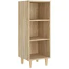 Bild von vidaXL Sideboard Sideboard Sonoma-Eiche 34,5x32,5x90 cm Holzwerkstoff (1 St)