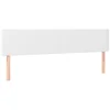 Bild von vidaXL Bett Kopfteile Weiß 180x5x78/88 cm Kunstleder (1-tlg)