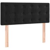Bild von vidaXL Bett Kopfteil Schwarz 80x5x78/88 cm Samt (1-tlg)