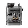 Bild von Philips Espressomaschine PSA3218/01 Barista Brew, halbautomatisch, mit 250-g-Bohnenbehälter, Korbfilter, Siebträger und Milchkanne aus Edelstahl, Silber