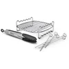 Bild von Philips Airfryer-Grillrost HD9920/00 für Airfryer 6,2L, 8,3L, 9L (7-St., Grillrost, 5 Spieße u.Zange im Lieferumfang), mit 2 Ebenen, HomeID App und spülmaschinenfesten Teilen