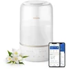 Bild von Philips Luftbefeuchter HU1510 1000 Series, ultraschall, 3 l Wassertank, für 41 m² Räume, mit Aroma-Diffusor, Stimmungslicht, App verbunden