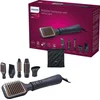 Bild von Philips Warmluftbürste AirStyler Series 5000 BHA530/00, mit Ionen-Technologie, Argan-Öl-Keramikbeschichtung und 5 Aufsätze