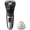 Bild von Philips Elektrorasierer Shaver Series 3000 S3143/00, Aufsätze: 1, ausklappbarer Präzisionstrimmer, 5-dimensional bewegl. Flex-Scherköpfe, Schutzkappe
