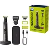 Bild von Philips Elektrorasierer OneBlade Pro 360 Face & Body QP6652/30, Aufsätze: 3, 360 Grad Klinge, 20 Längeneinstellungen, inkl. Ladestation & Reiseetui