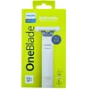 Bild von Philips Elektrorasierer OneBlade Intimate Men QP1924/20, Aufsätze: 2, 100% wasserdicht für Nass- und Trockenrasur mit SkinProtect-Klinge
