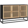 Bild von vidaXL Sideboard Sideboard Schwarz 105x30x65 cm Holzwerkstoff (1 St)