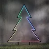 Bild von edelman LED Baum Luca Lighting Gartenstecker Garden d'Light Neon Tanne schwarz, LED fest integriert