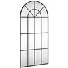 Bild von vidaXL Spiegel Wandspiegel Schwarz 50x100 cm Gewölbt Eisen (1-St)