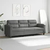 Bild von vidaXL Sofa 3-Sitzer-Sofa Dunkelgrau 180 cm Mikrofasergewebe, 1 Teile