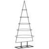 Bild von vidaXL Künstlicher Weihnachtsbaum Metall-Weihnachtsbaum für Dekorationen Schwarz 125 cm